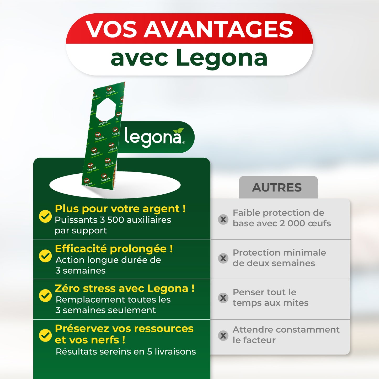 Trichogrammes anti-mites textiles