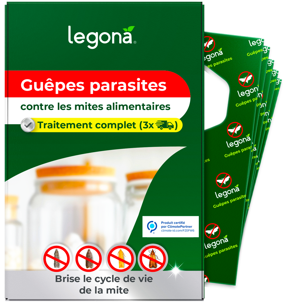Trichogrammes anti-mites alimentaires