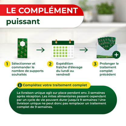 Trichogrammes anti-mites alimentaires