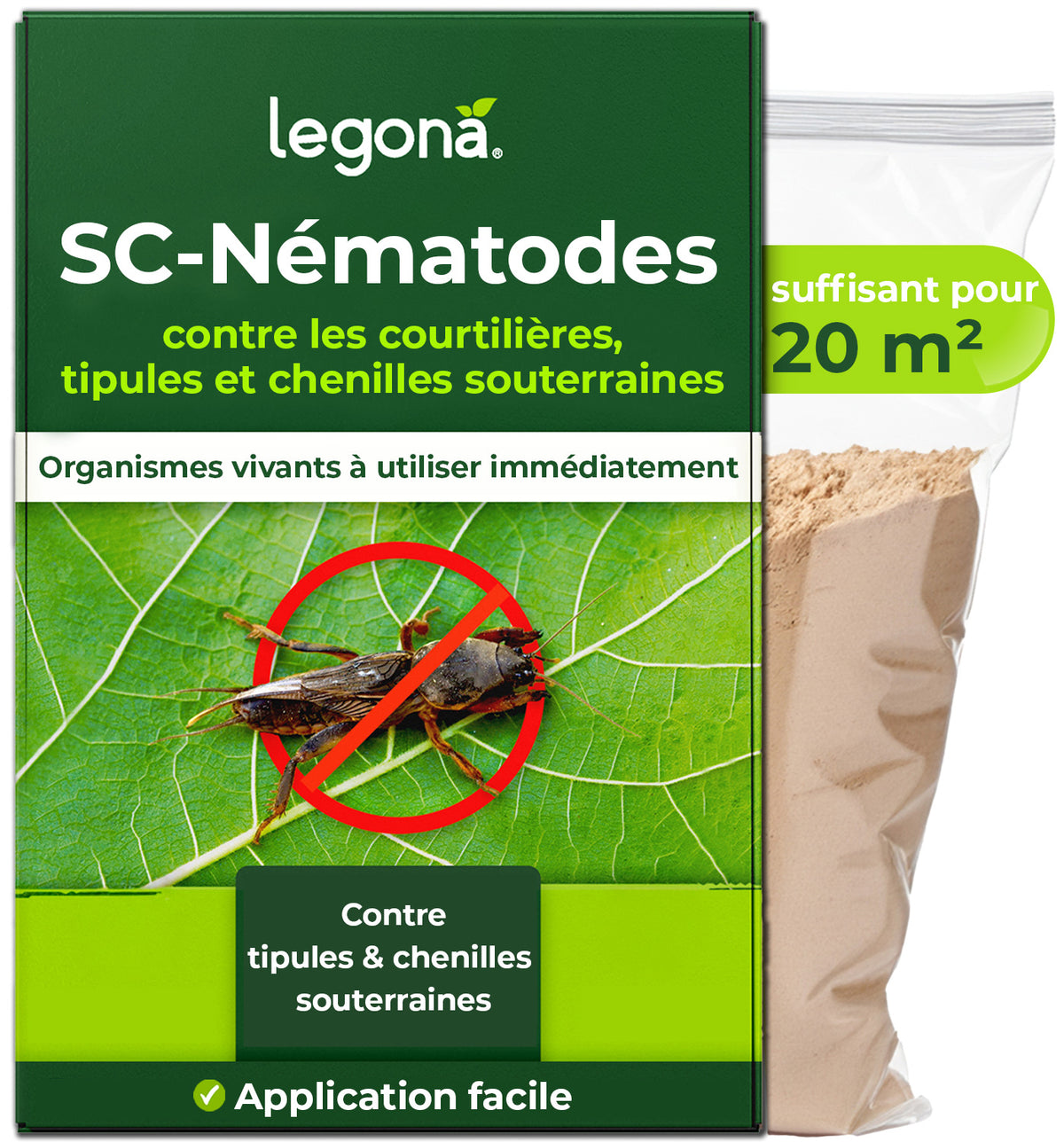 Nématodes SC contre les courtilières et les tipules