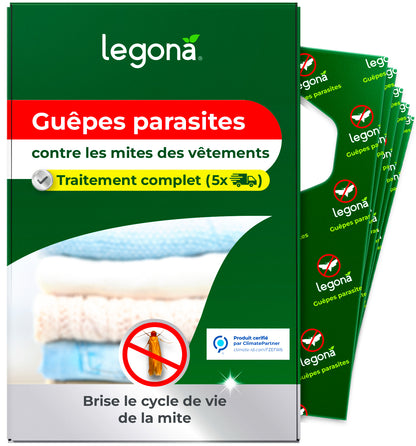 Trichogrammes anti-mites textiles