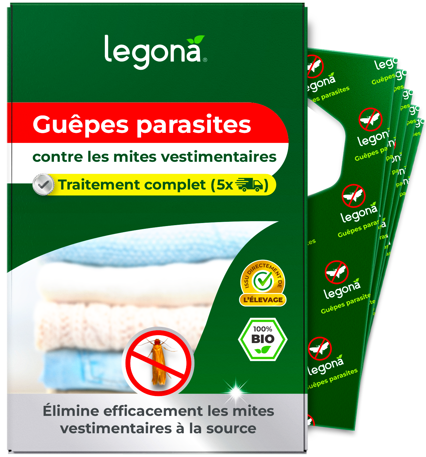 Trichogrammes anti-mites textiles