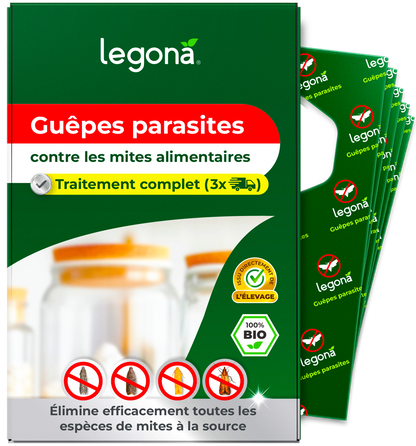 Trichowin Lot de 25 guêpes parasites contre les mites alimentaires et les vêtements – Plus efficace que Trichowin Lot de 25 guêpes parasites contre les mites alimentaires et les vêtements – Plus efficace que