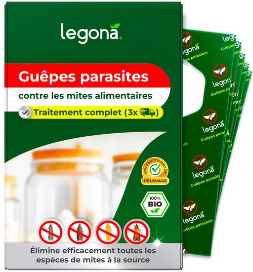 Trichogrammes anti-mites alimentaires